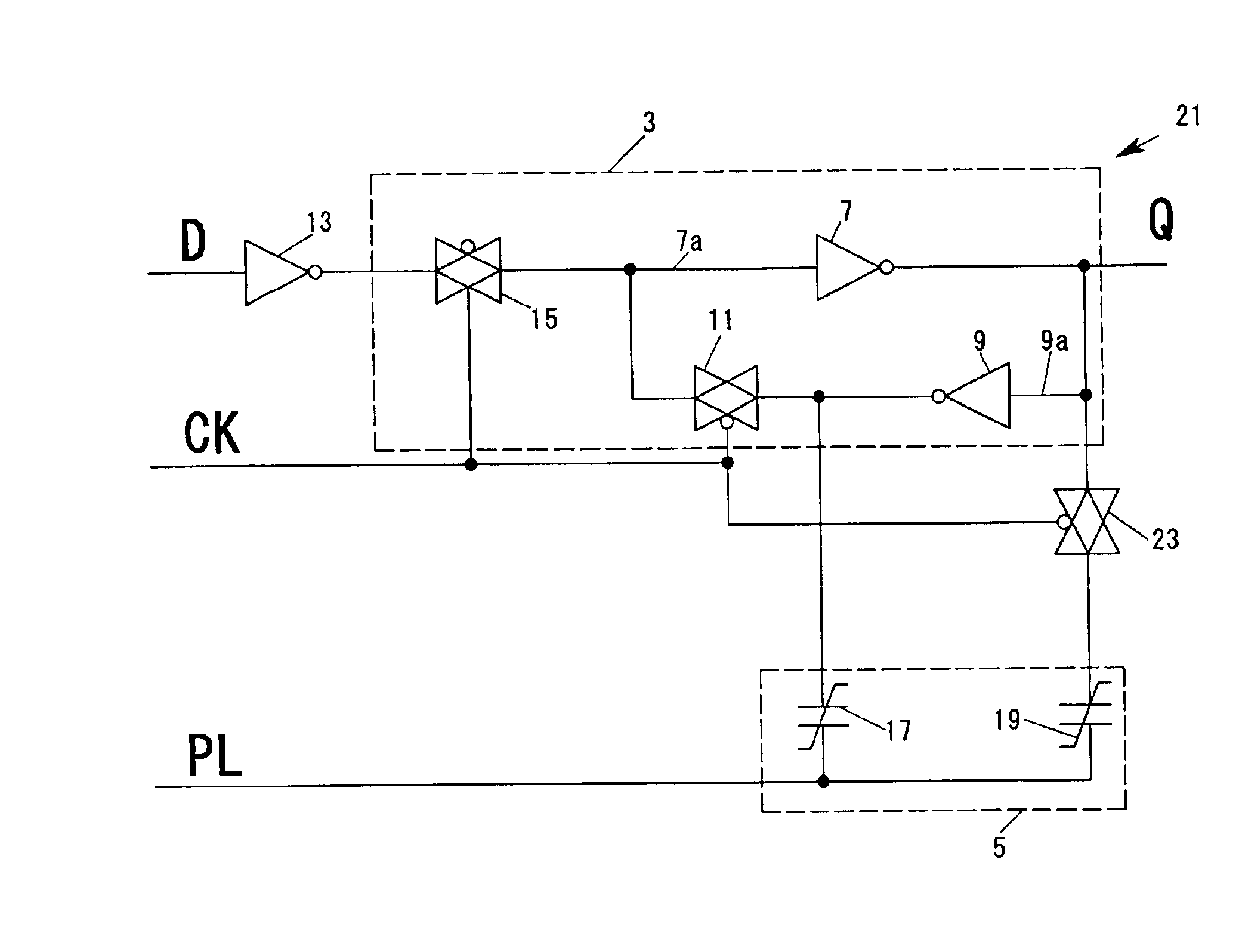 Data holding apparatus and data read out method