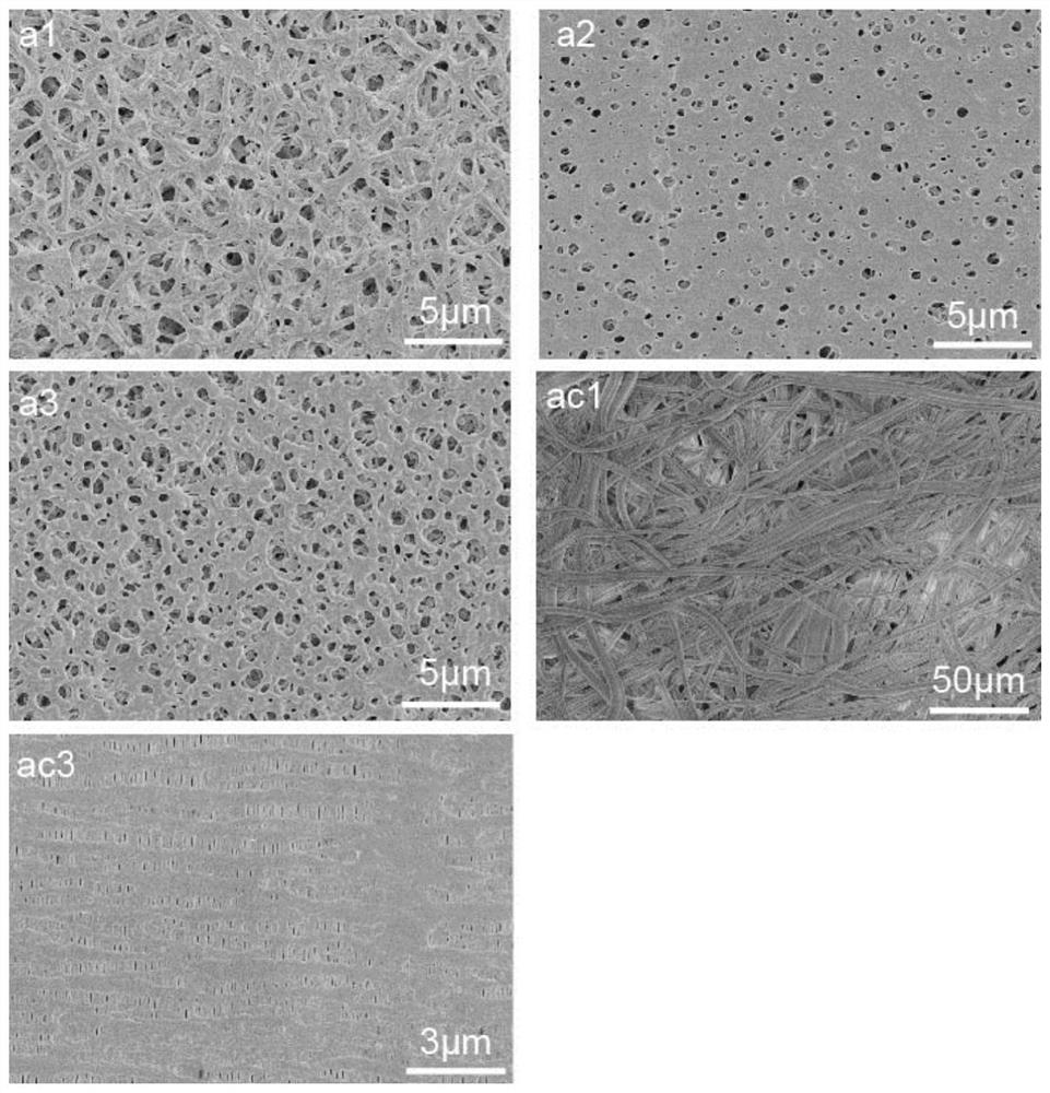 Hydrophilic diaphragm and battery containing hydrophilic diaphragm