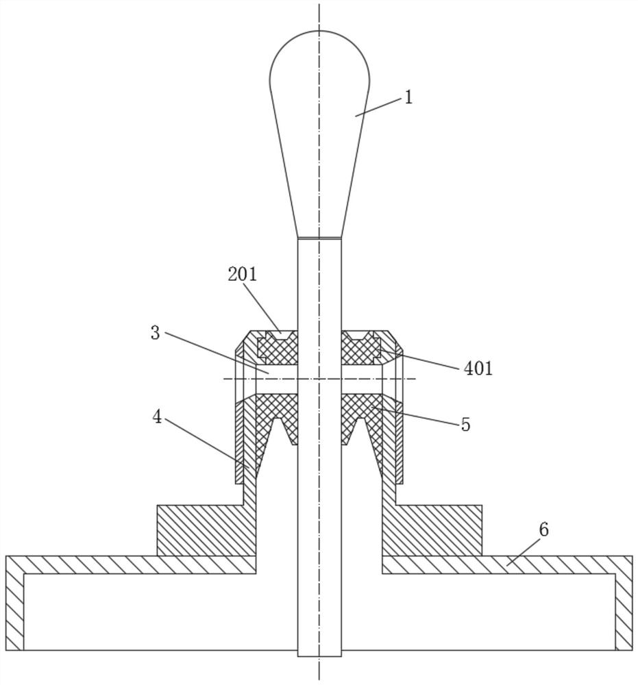 Toggle switch with good sealing performance