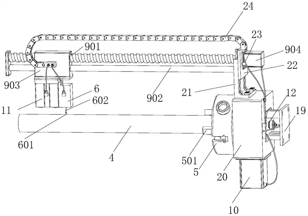 Geological core space posture recovery device