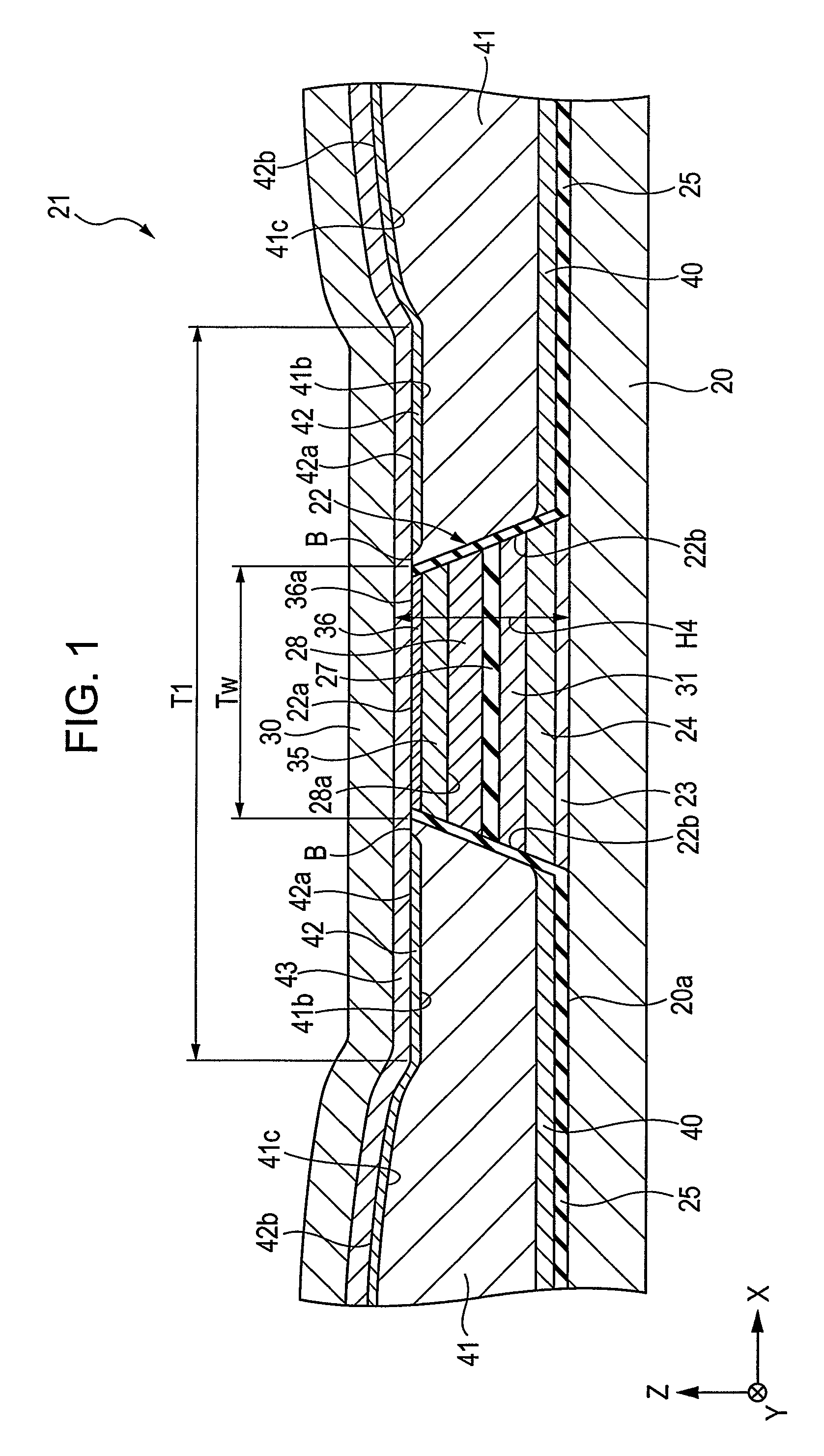 Magnetic sensing element having reactive-ion-etching stop layer and process for producing same