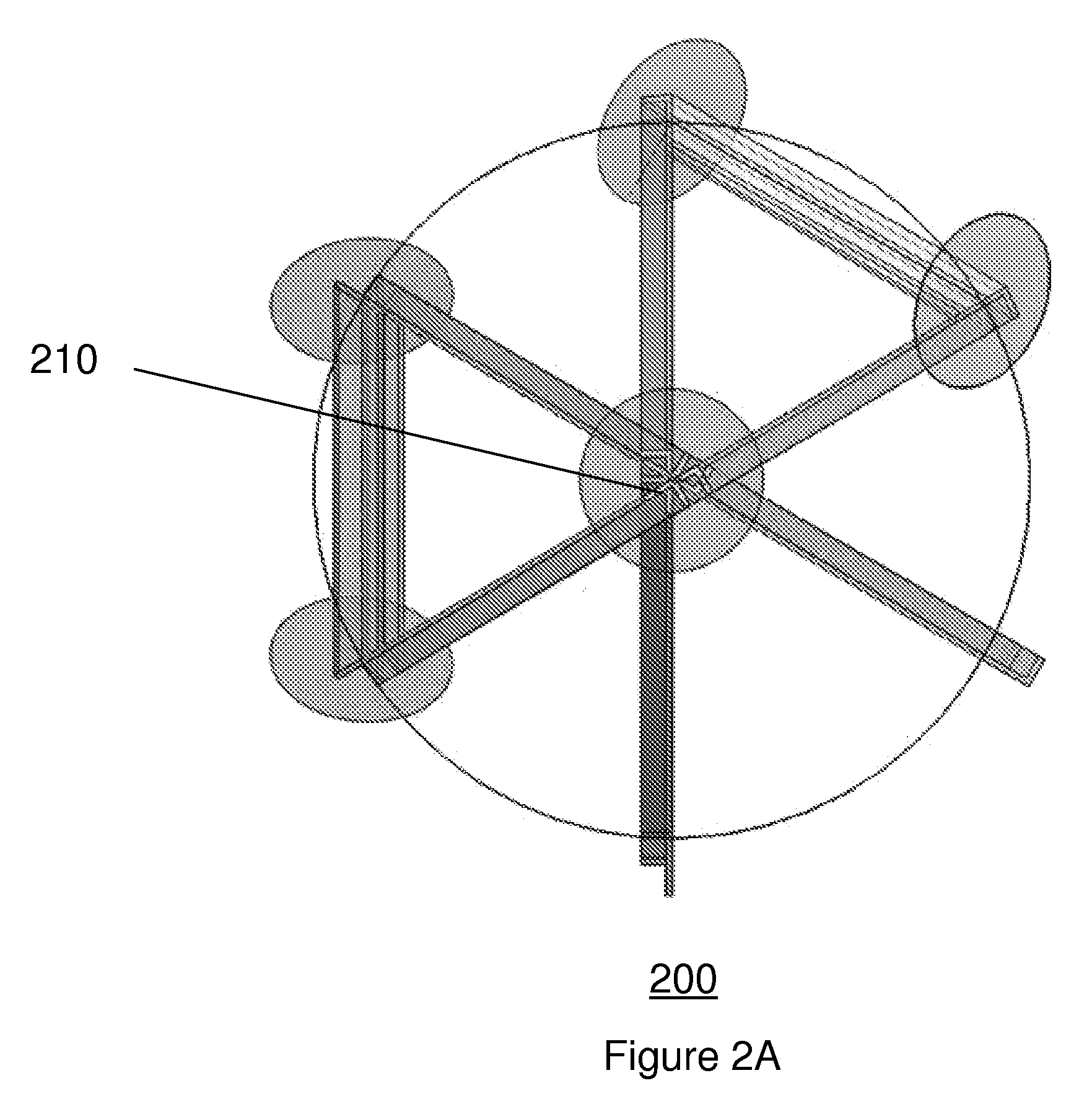 Re-entrant structure for thin disk resonators