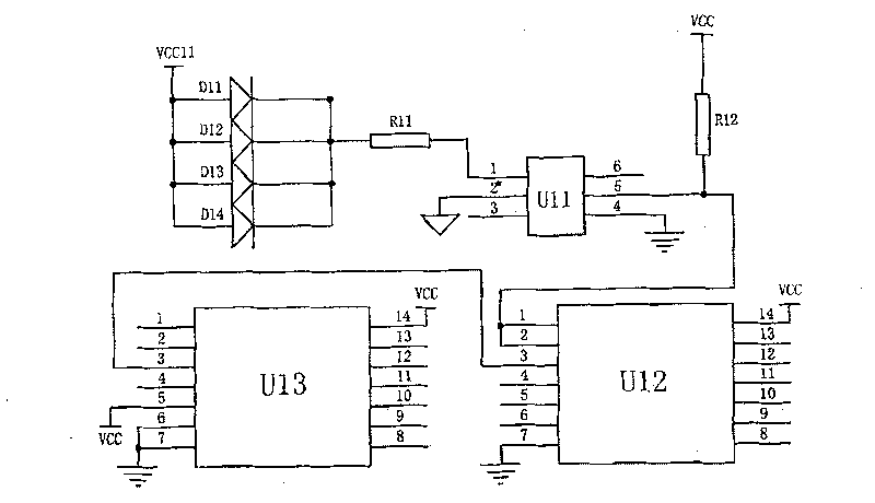 Rocket bomb transmitting counting device and counting method thereof