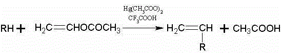 Synthetic method for N-vinyl-triazole compound