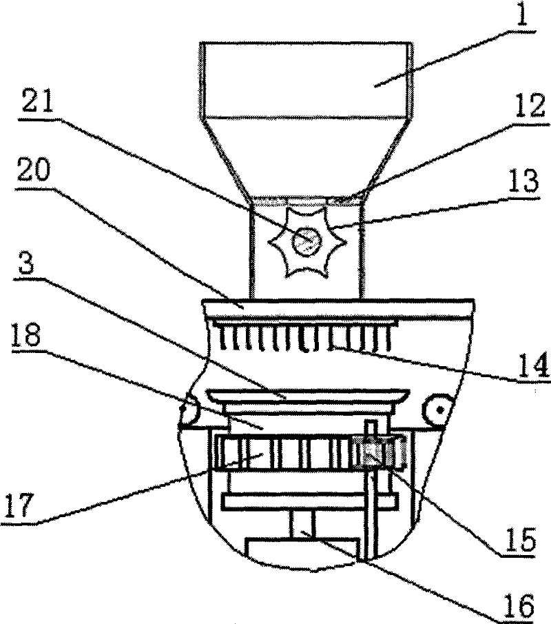 Mechanization rice spreading device