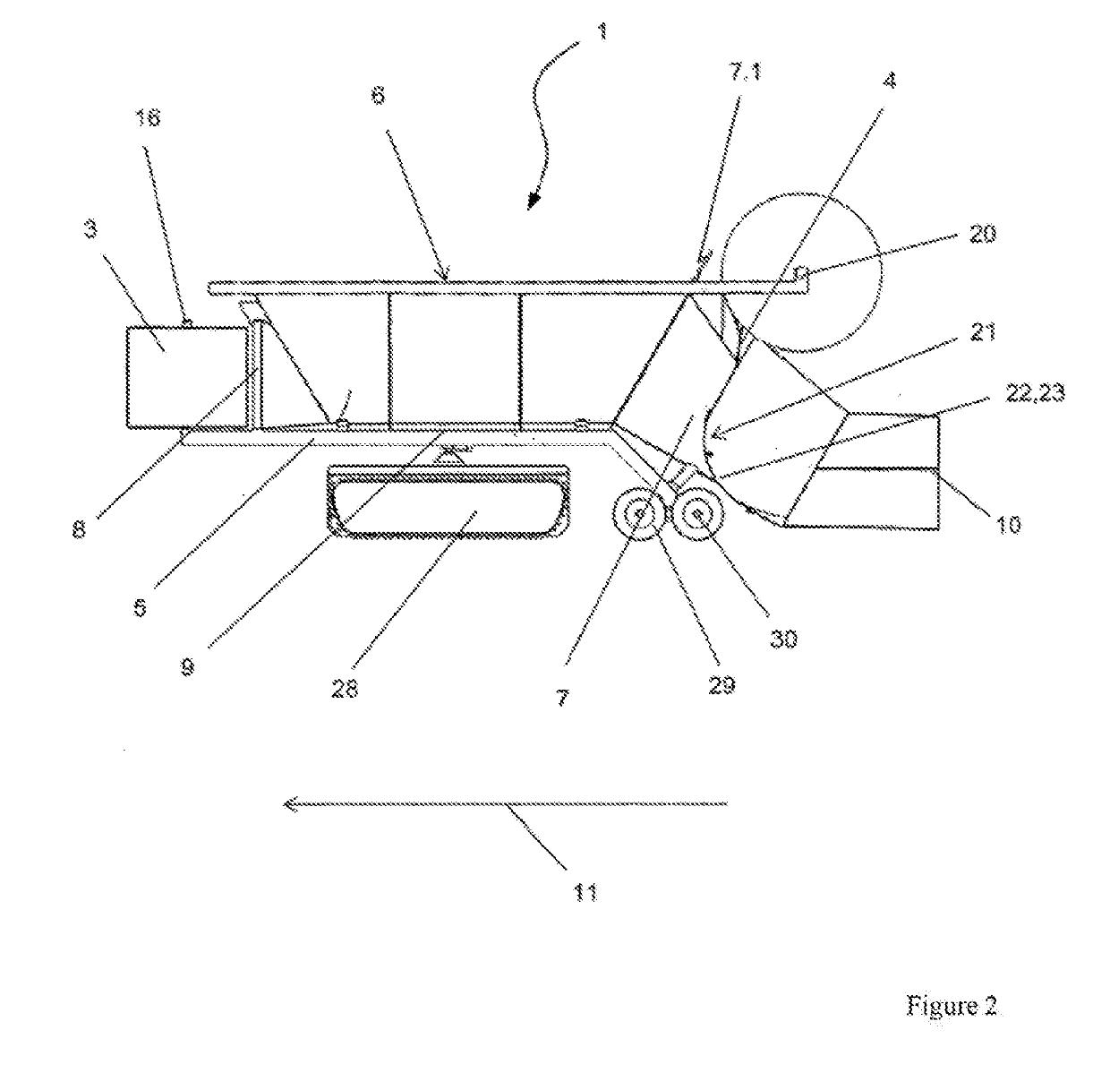 Device for producing a tubular container