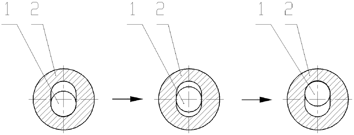 Volume fluctuation-based biomass continuous flash explosion and in situ alloying method and device