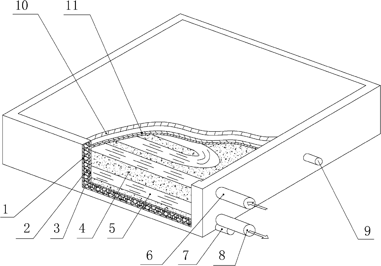 Tank-free flat type phase change heat storage solar heat utilization unit