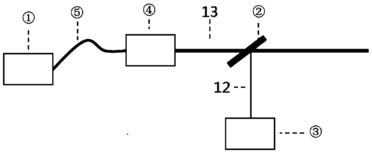 Laser remote foreign matter removing instrument and using method thereof