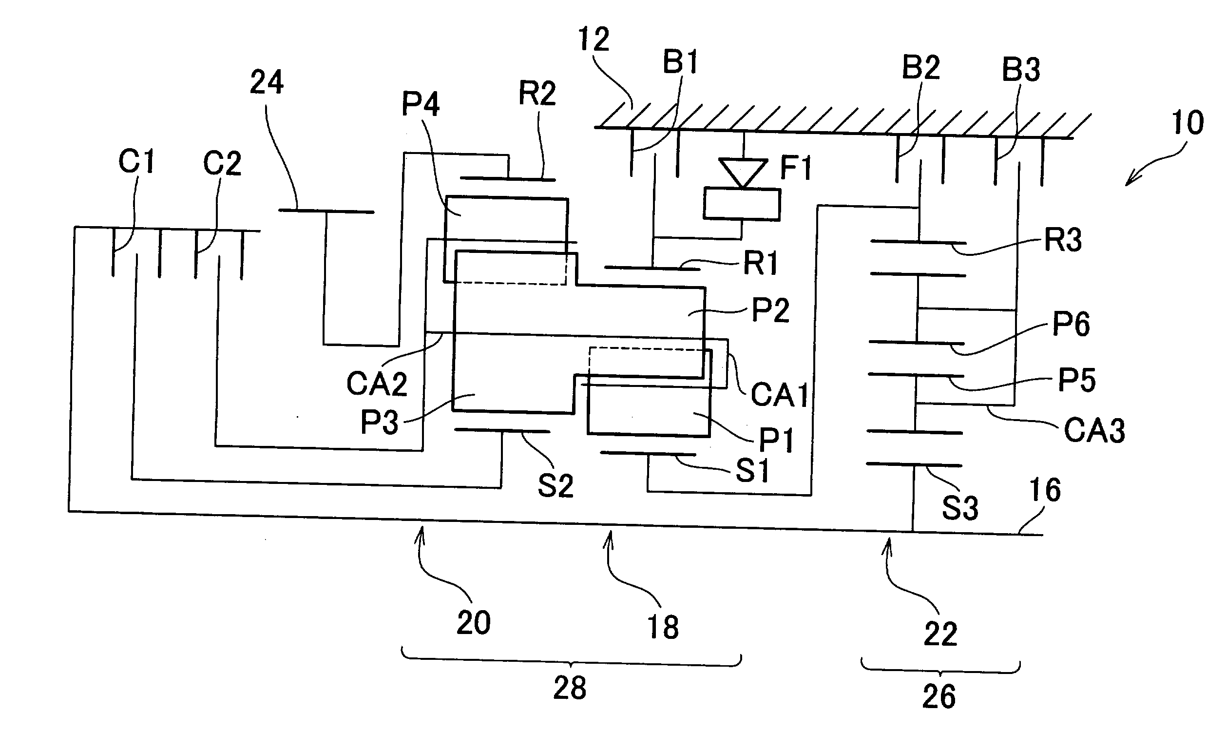 Automatic transmission of motor vehicle