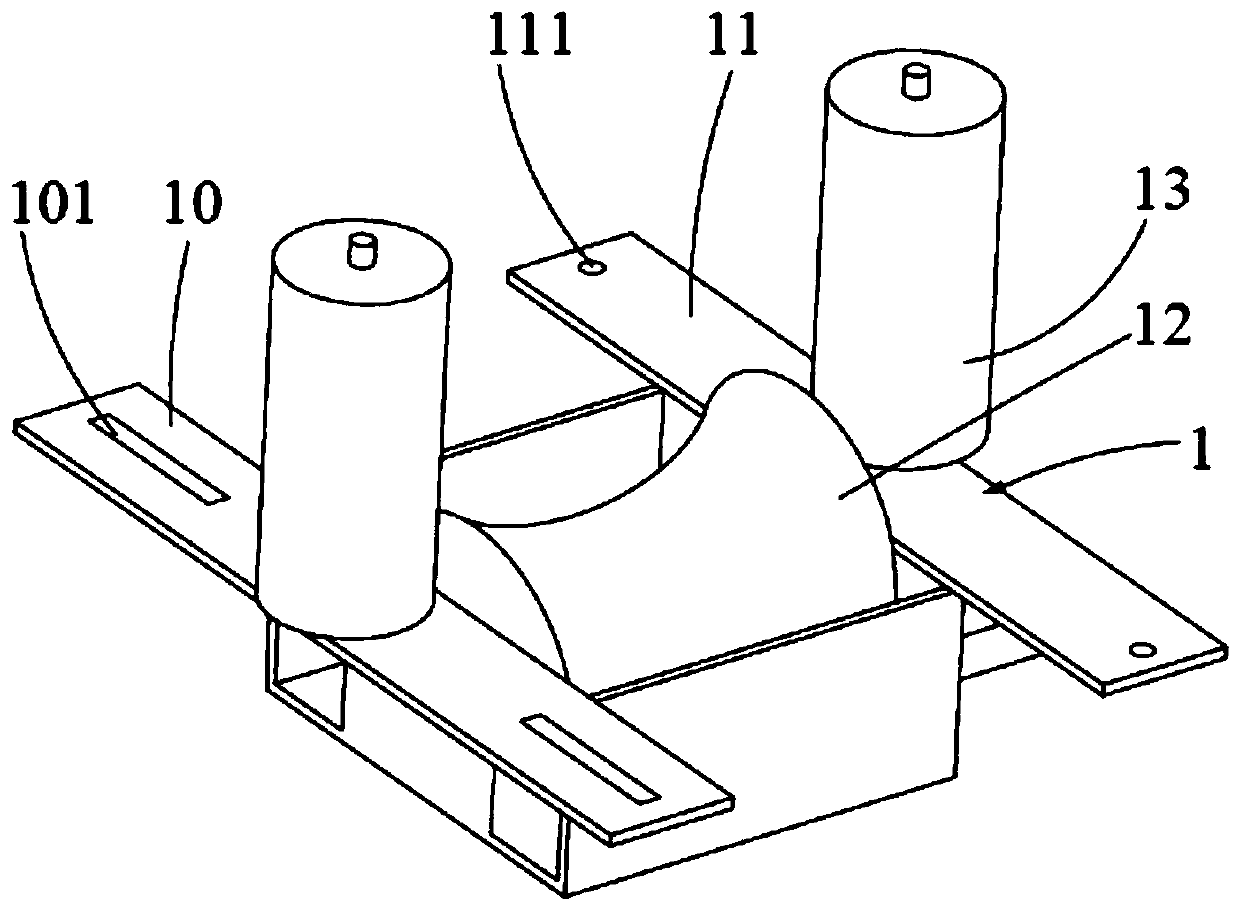 Combined turning guide device for cable