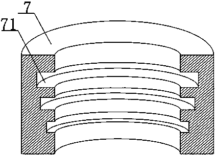 Verticality calibration mechanism for aluminum alloy doorframe side surface