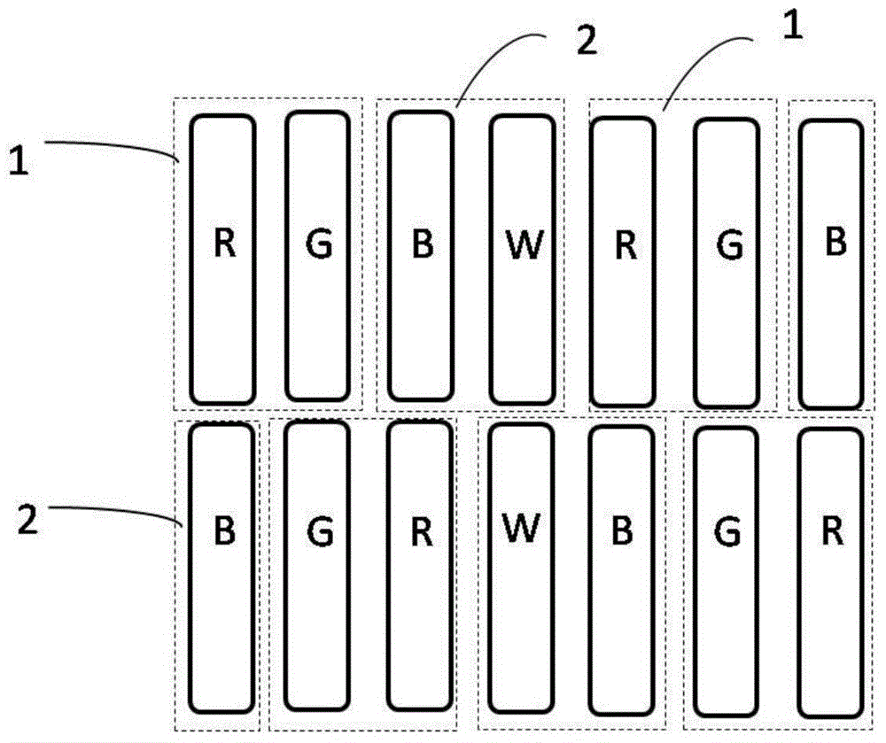 Pixel configuration structure and organic light-emitting display panel with pixel configuration structure