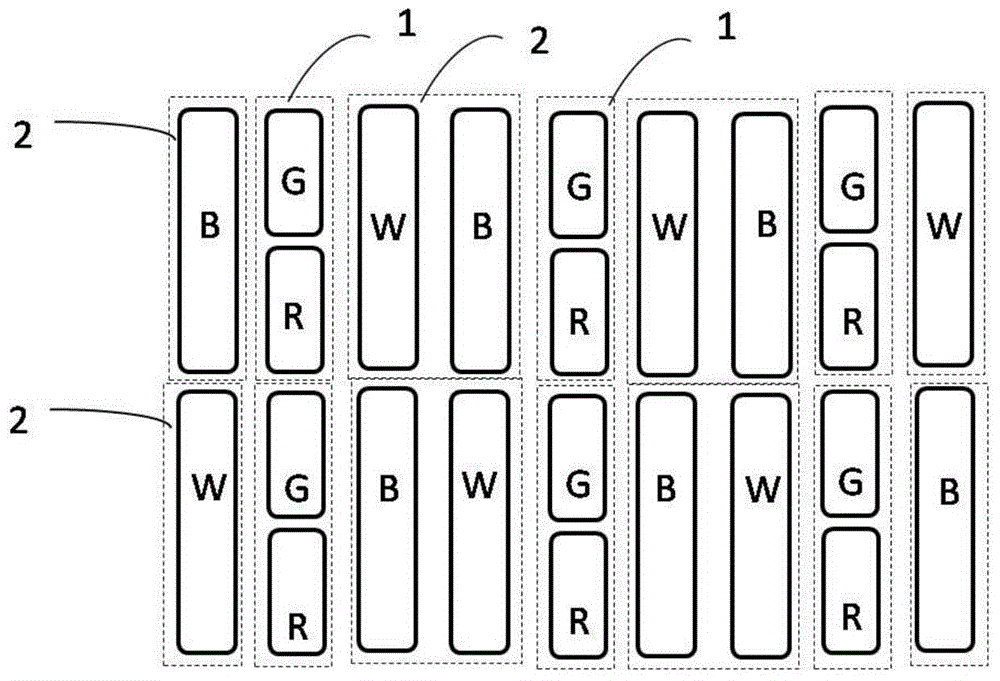 Pixel configuration structure and organic light-emitting display panel with pixel configuration structure