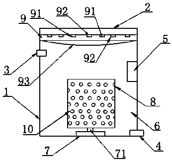 Disinfectant dish washing machine