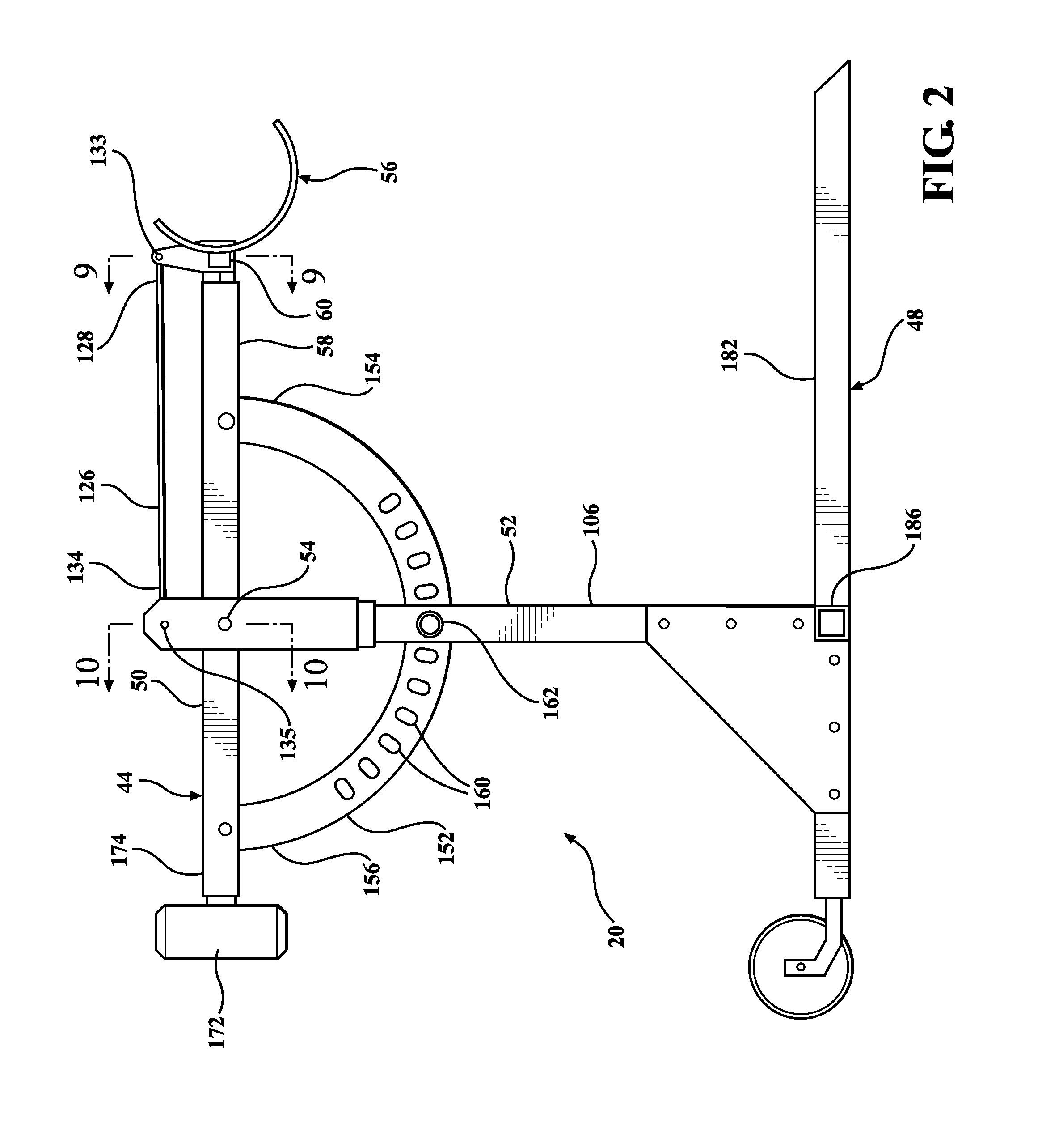 Pivoting twin arm support for free weights