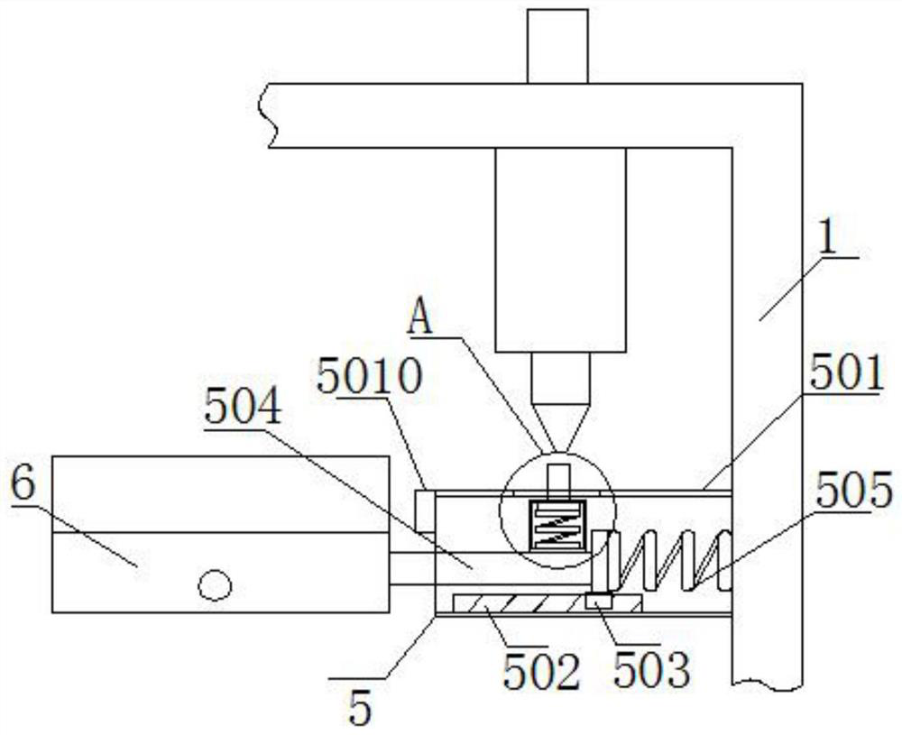 High-stability numerical control tool storage device