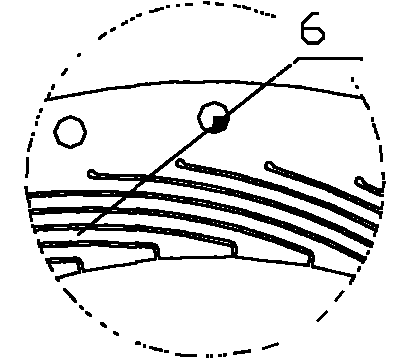 Fingertip seal structure and back baffle plate thereof