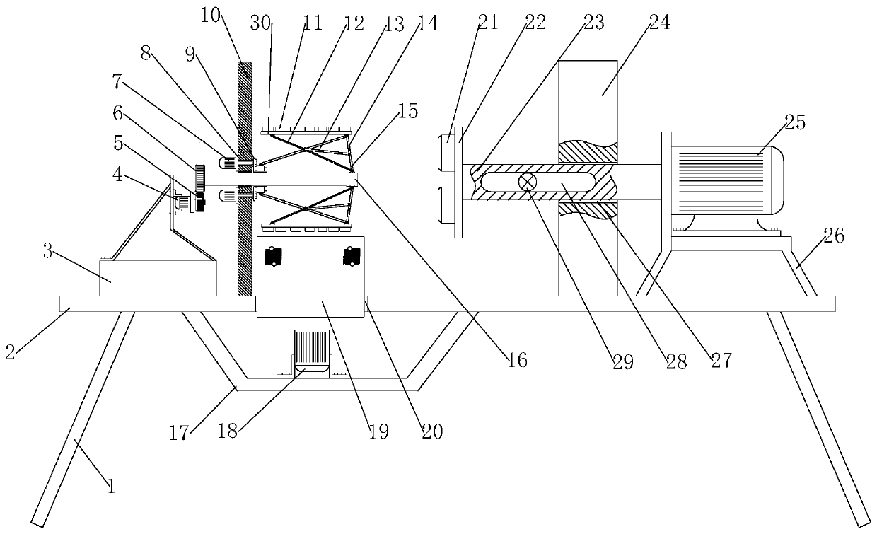 Pump body accessory fan housing machining treatment machinery and treatment method