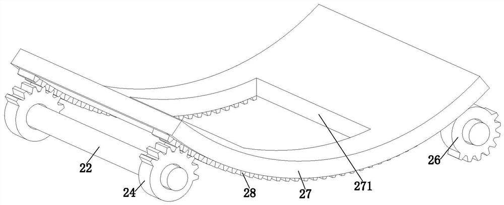 Waste collecting device for operating room nursing