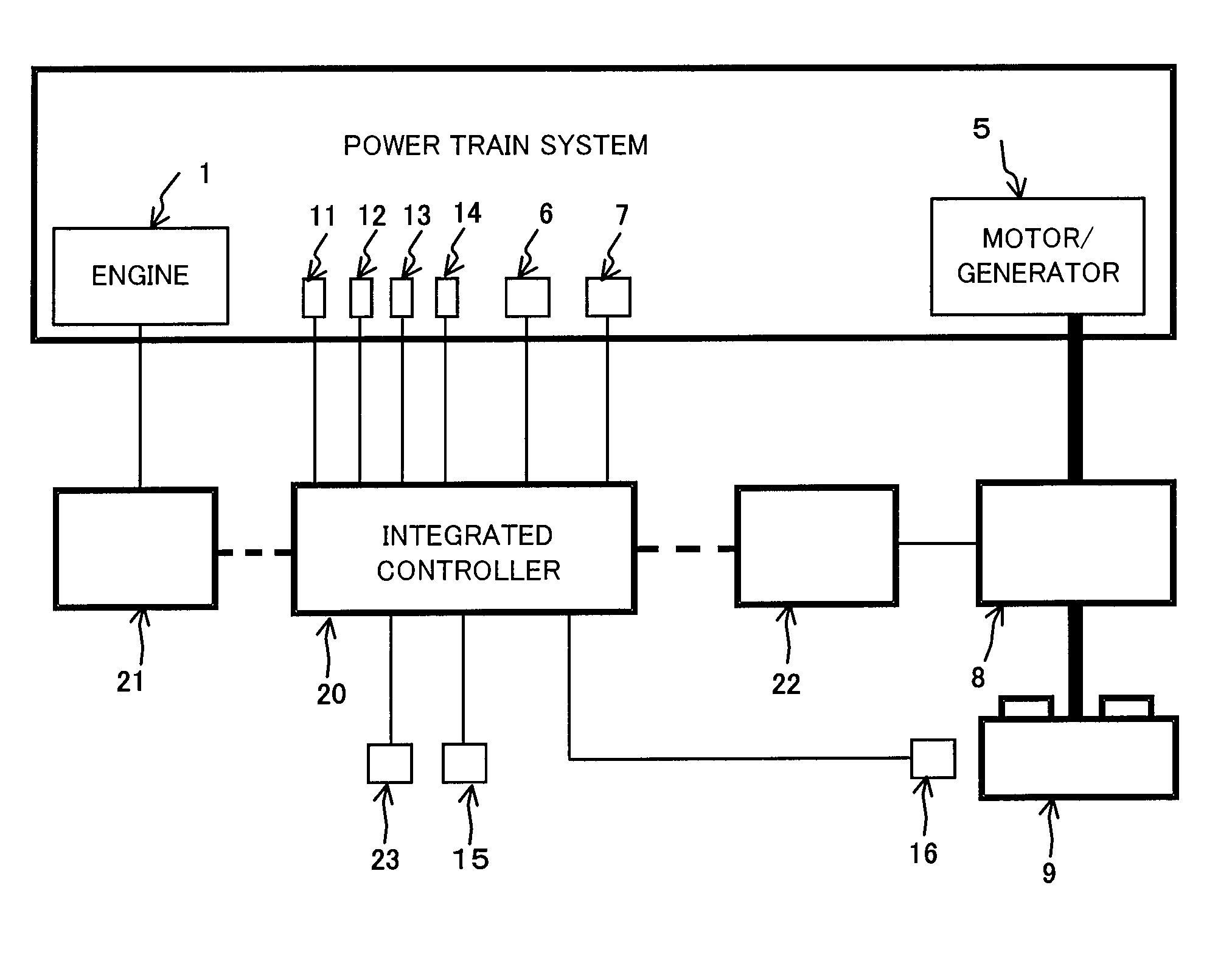 Driving torque control device for hybrid vehicle