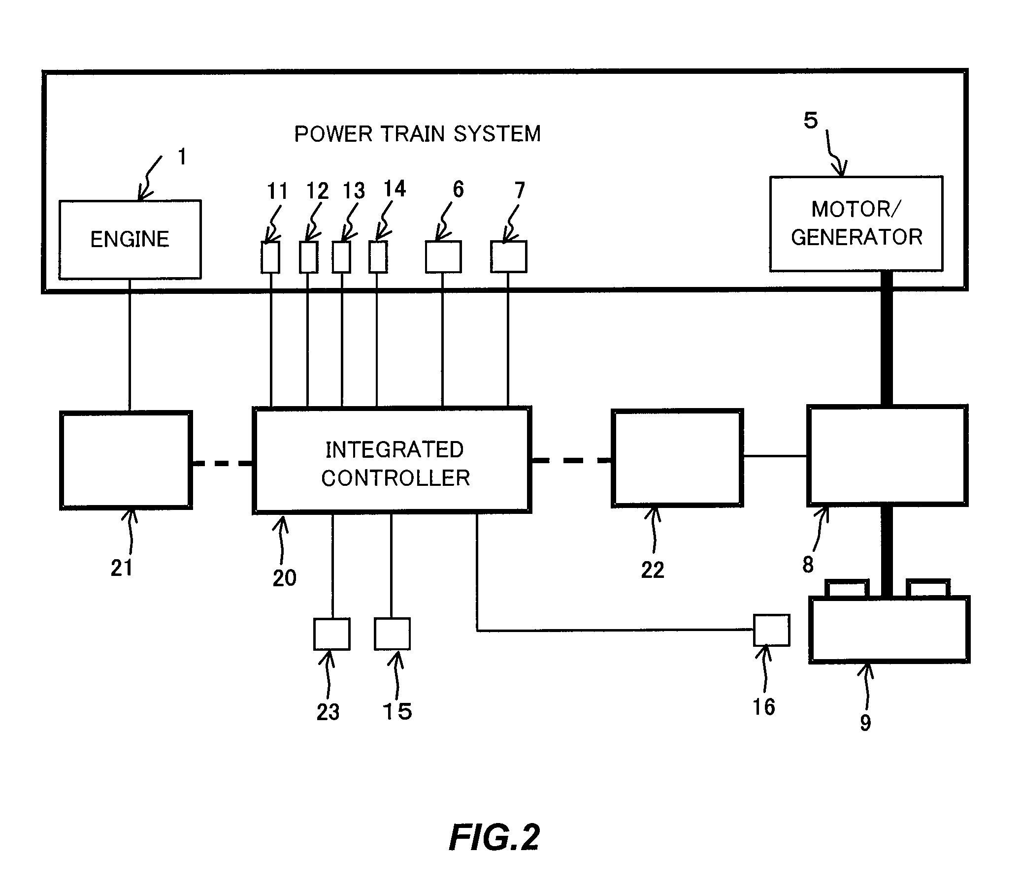 Driving torque control device for hybrid vehicle