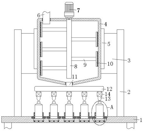 Stable glue filling facility