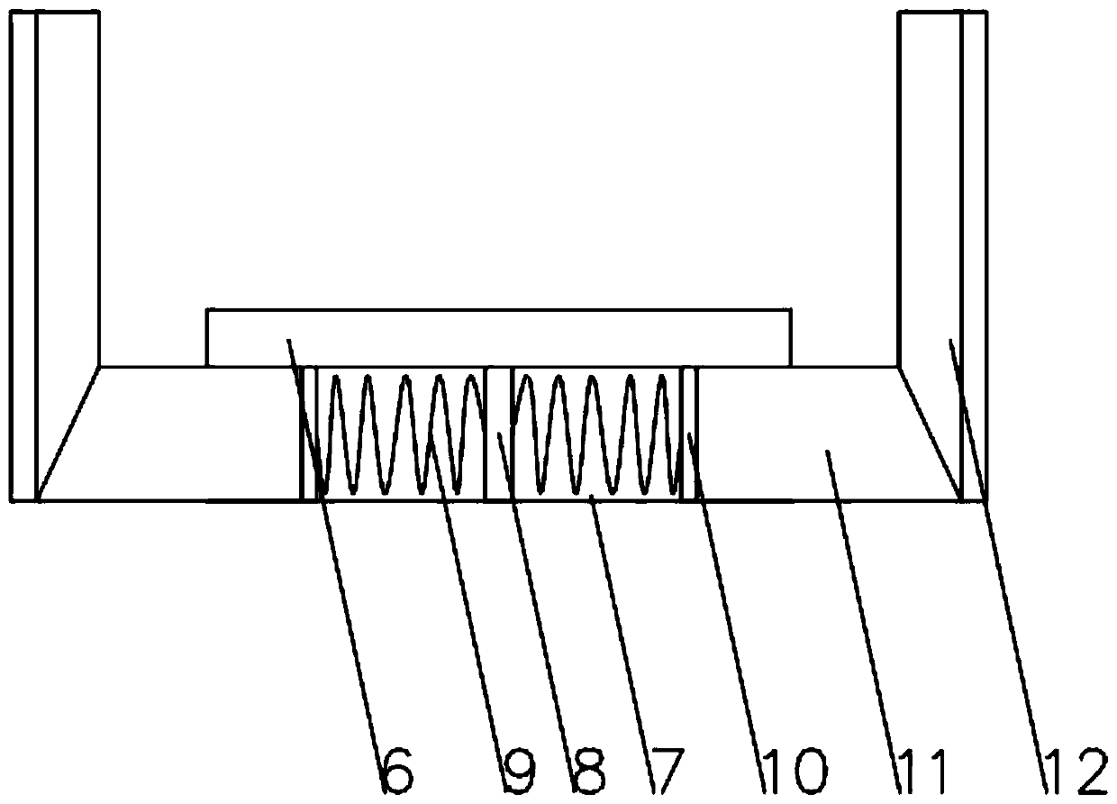 Self-adaptive adjustable tramcar track cleaning device