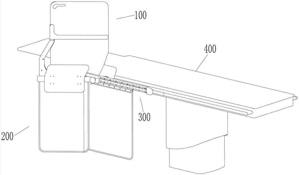 Integrated X-ray protection device on angiography machine