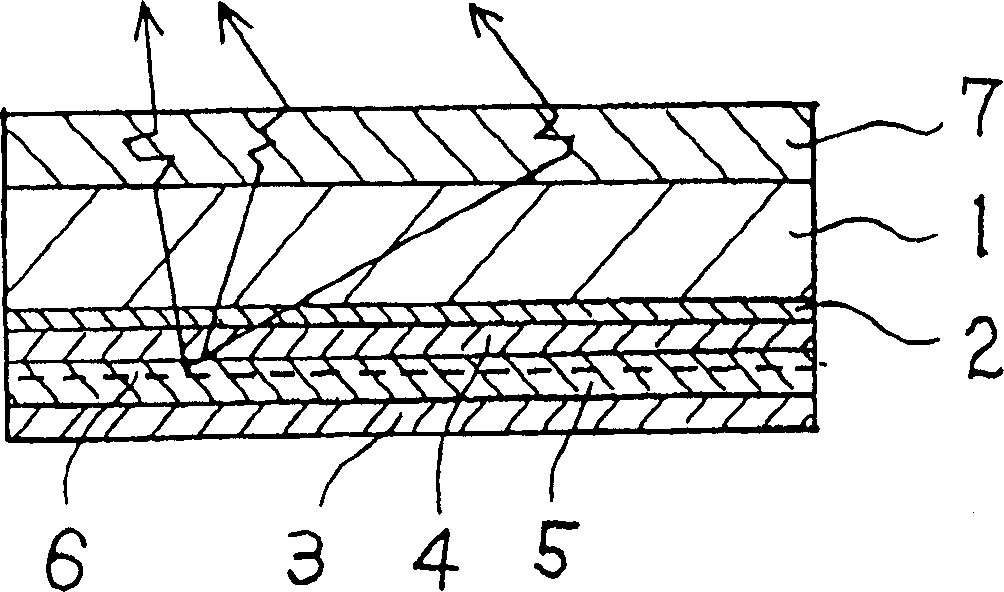 Organic electroluminescence cell, planar light source and display device