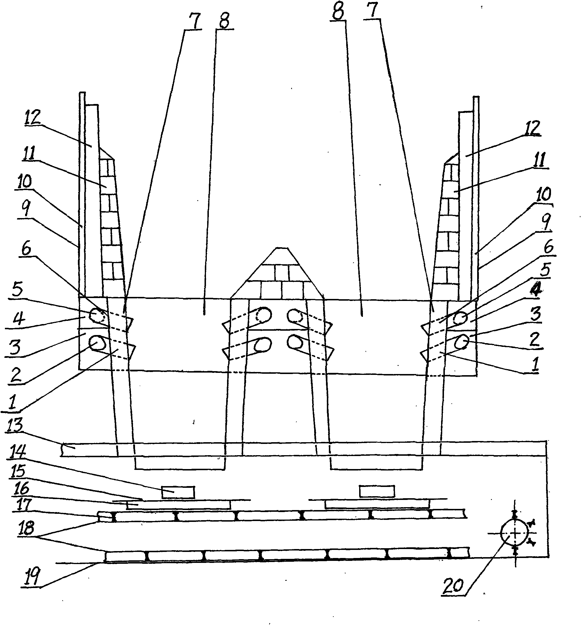 Coking furnace