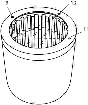 Jet type laundry self-spin washing machine