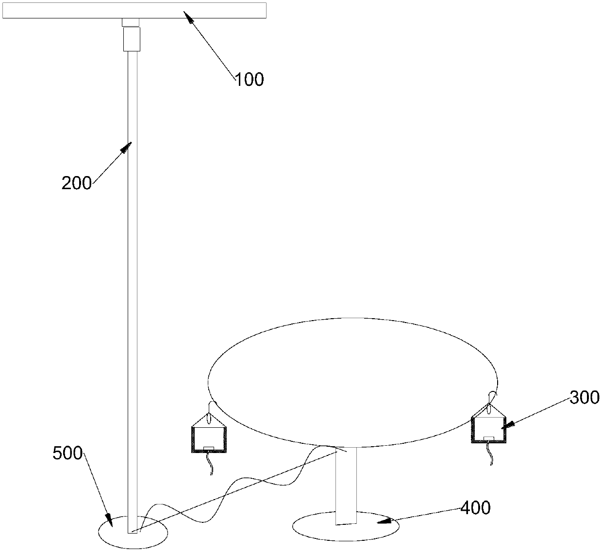 Device and plantation method for helping blueberry trees to expel insects