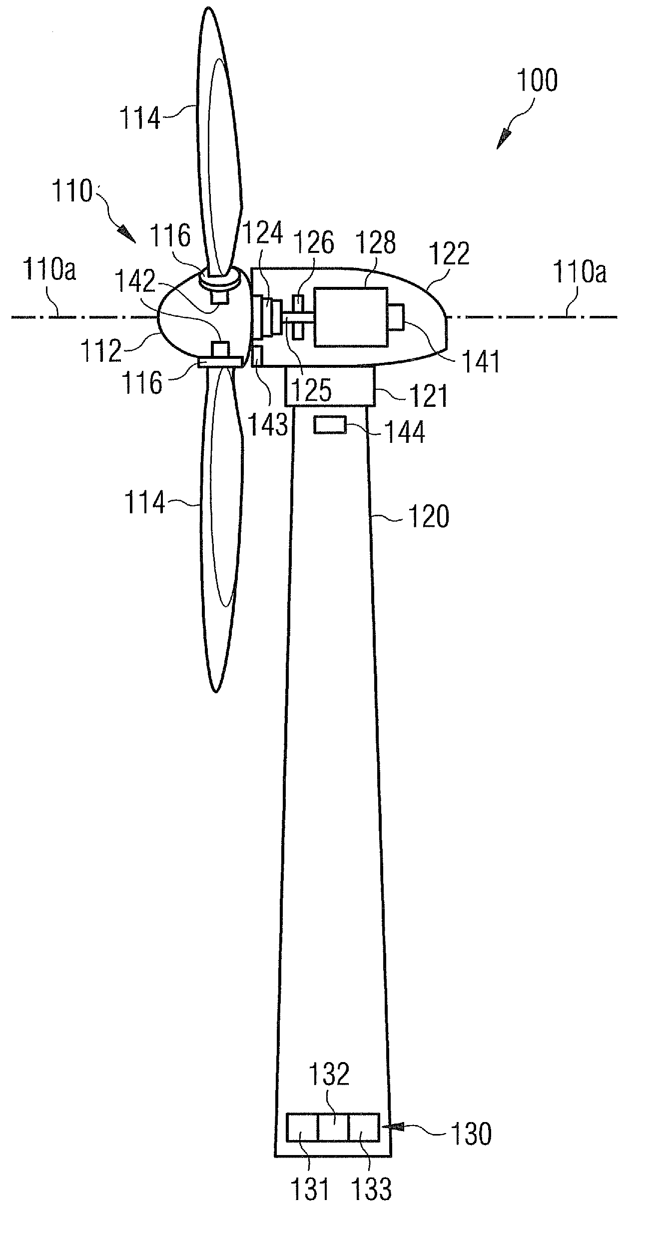 Method for reducing vibrations of a wind turbine and control system for reducing vibrations