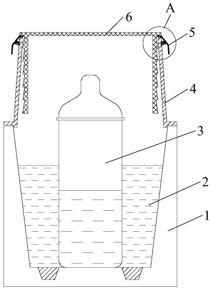 Bottle warmer lids and bottle warmers