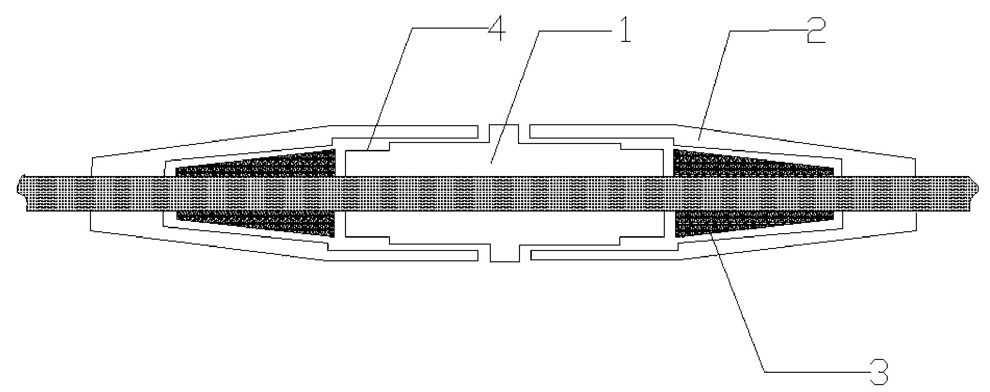 Jointing clamp with self-locked taper