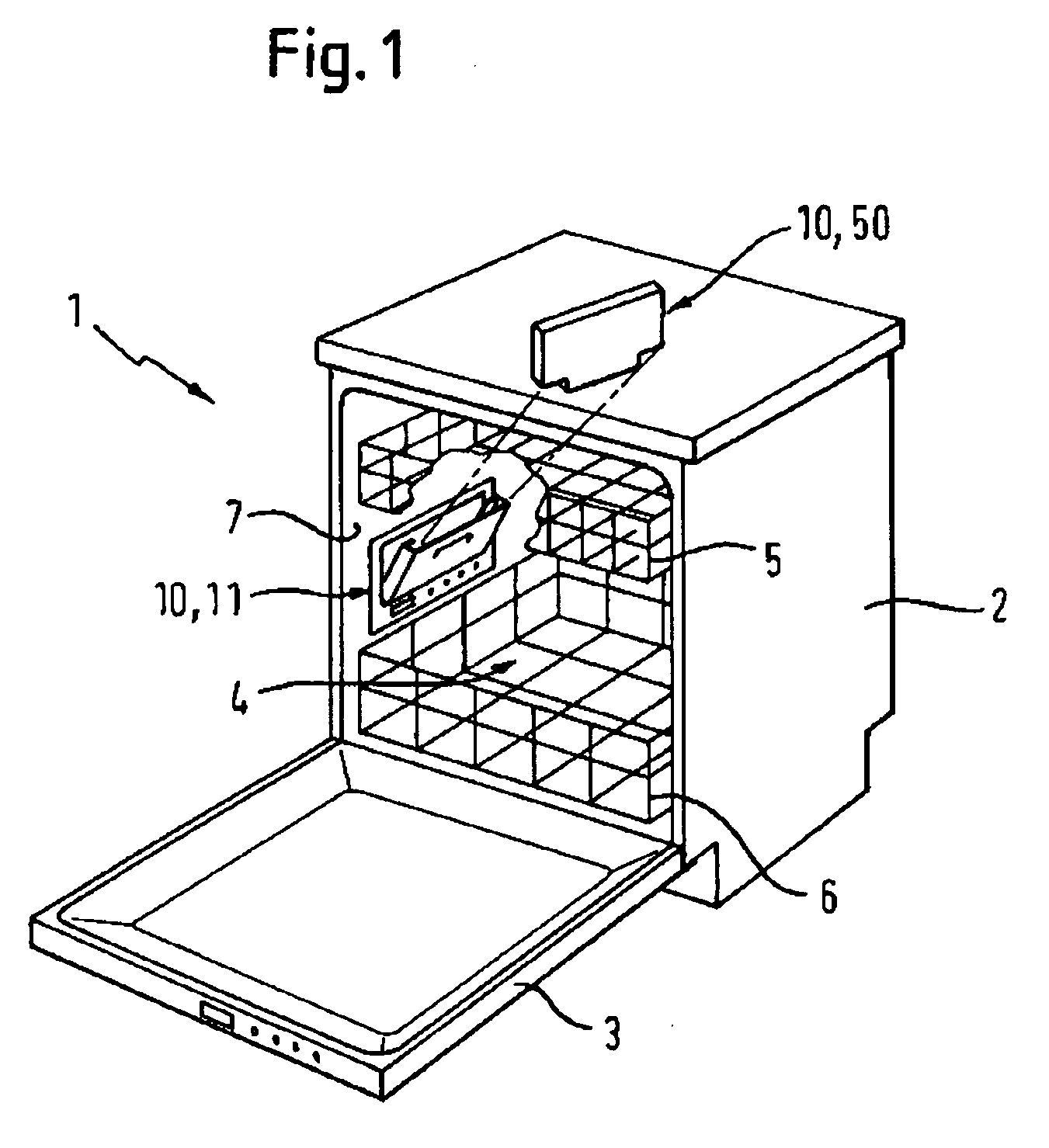 Cartridge and water-conducting domestic appliance comprising a detergent dosing system for a cartridge