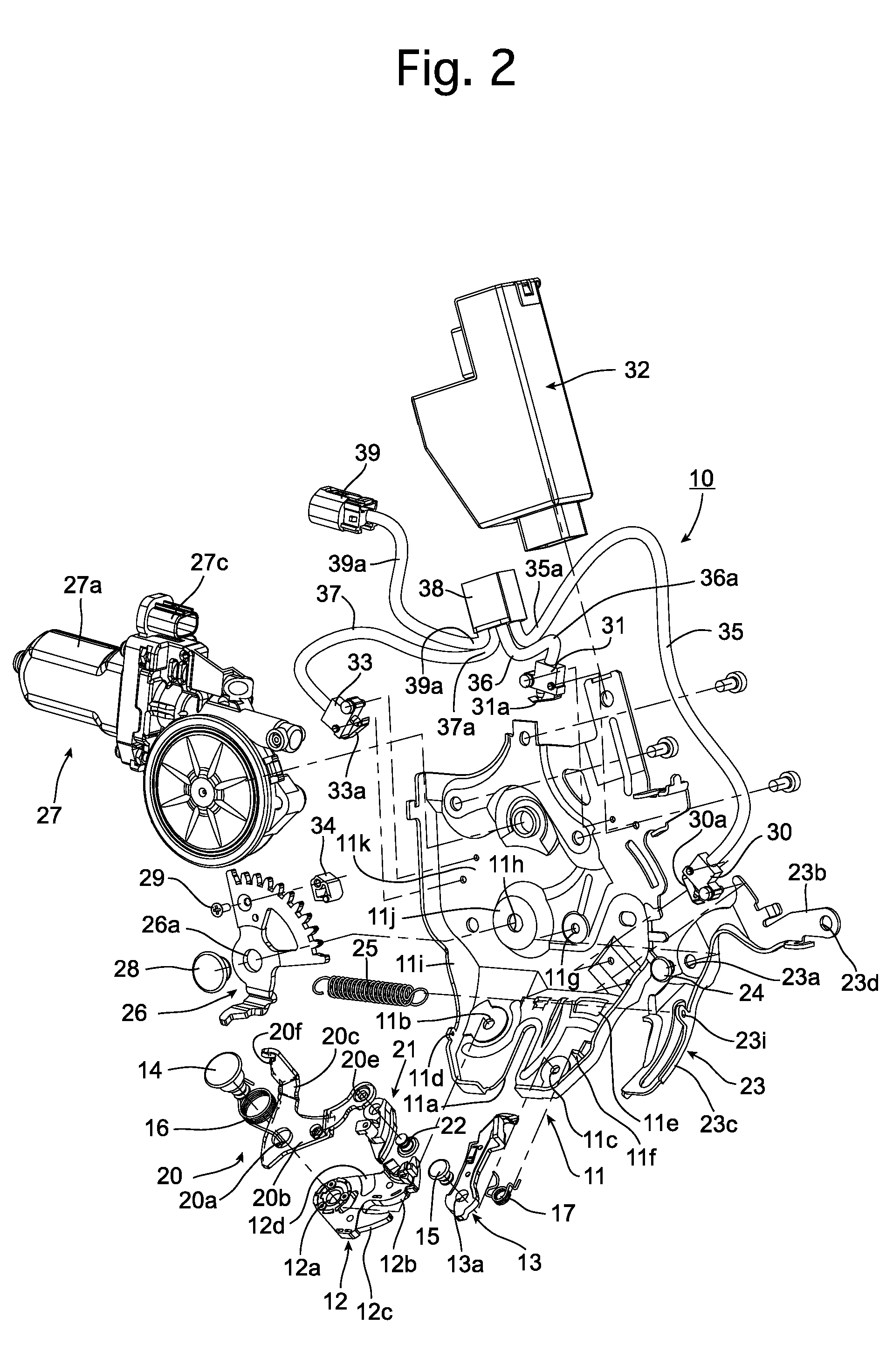 Drive device for opening/closing body