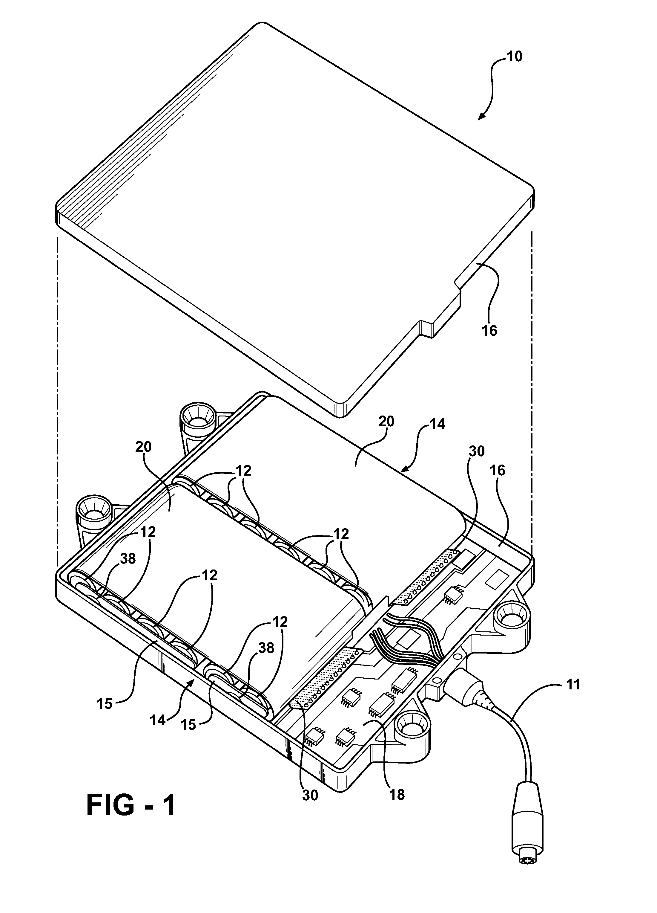 Battery pack assembly with integrated heater