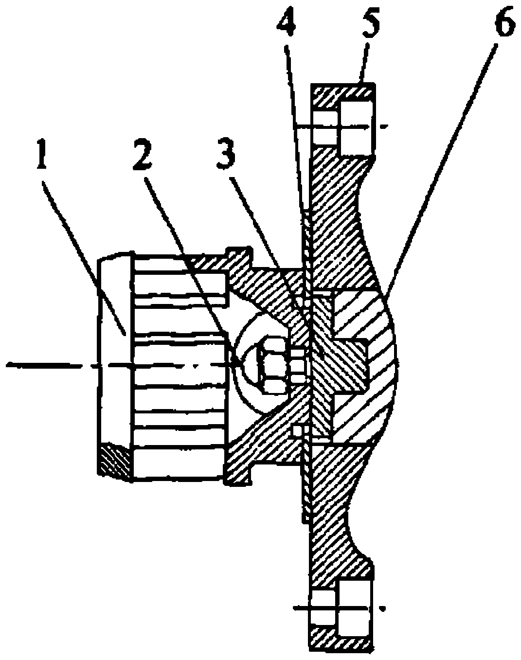 Transmission device of shot blasting device