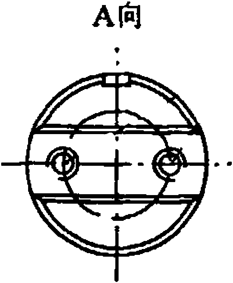 Transmission device of shot blasting device