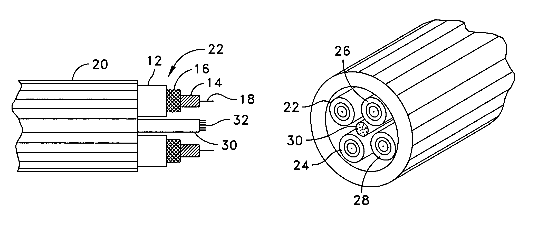 Coaxial transducer