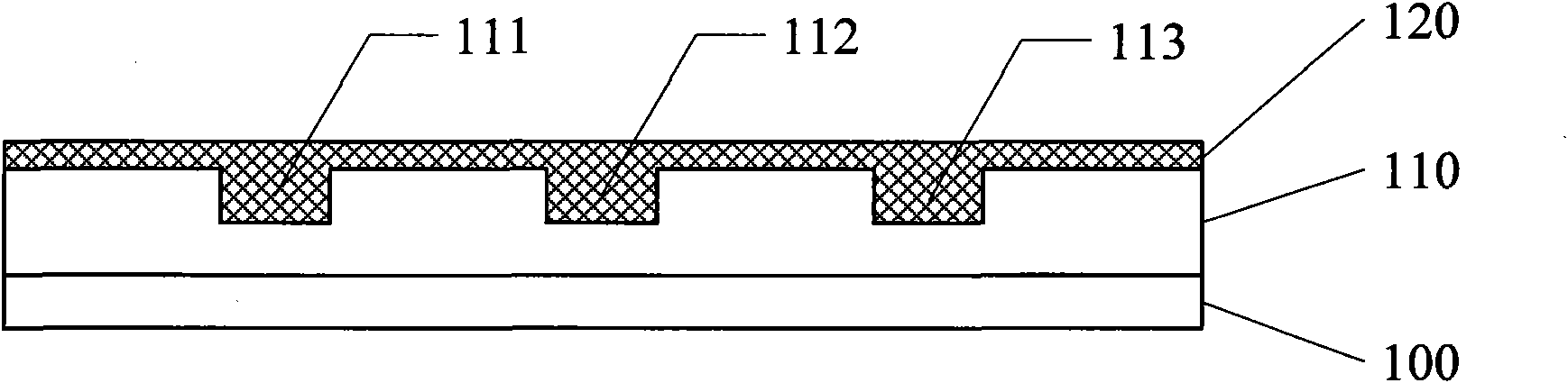 Method for forming through hole at bottom of groove