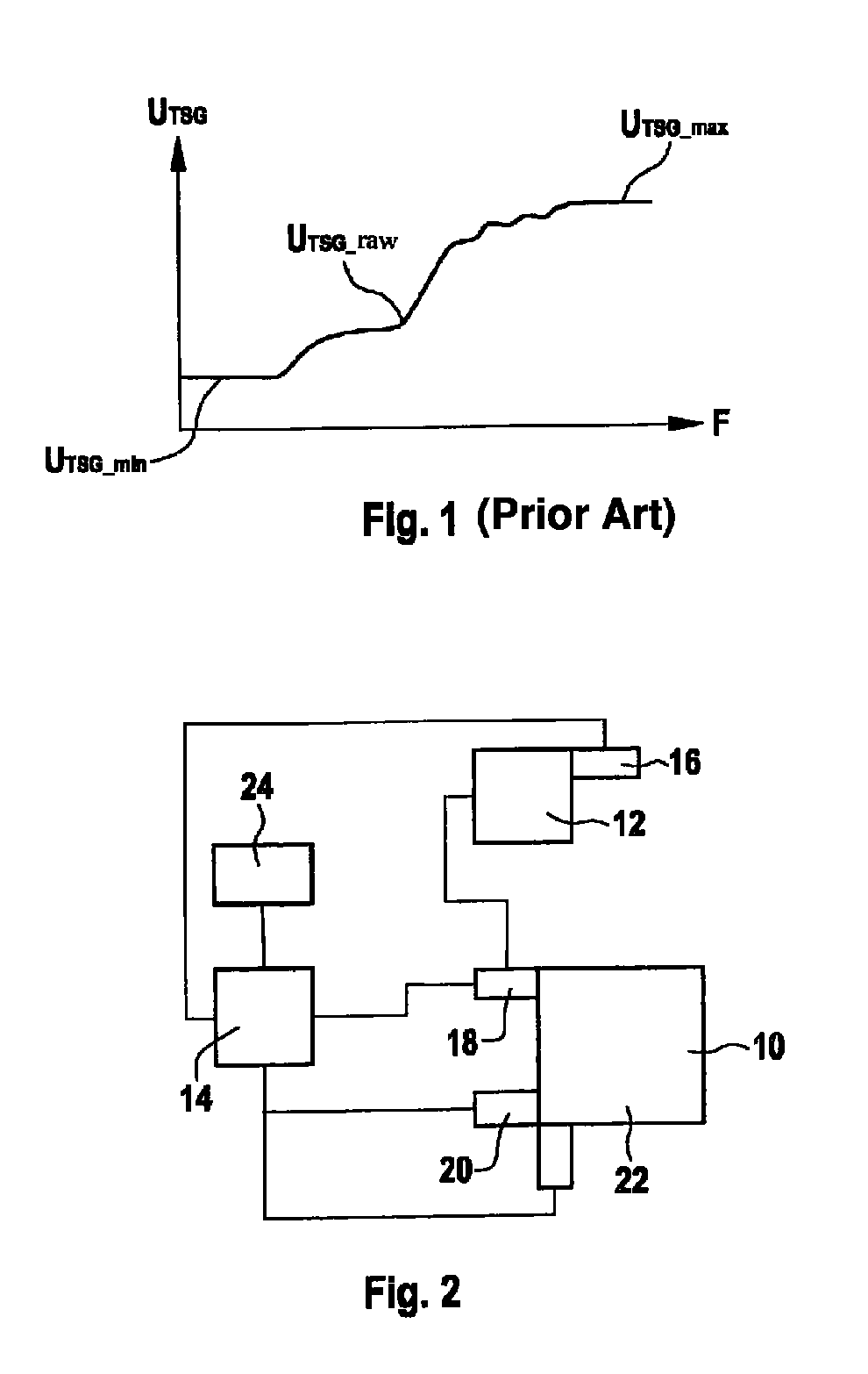 Method and device for detecting a tank level