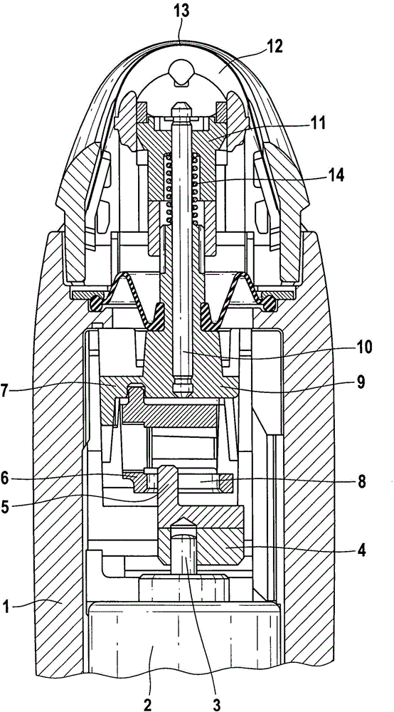 Swing bridge for converting a rotary motion into an oscillating motion