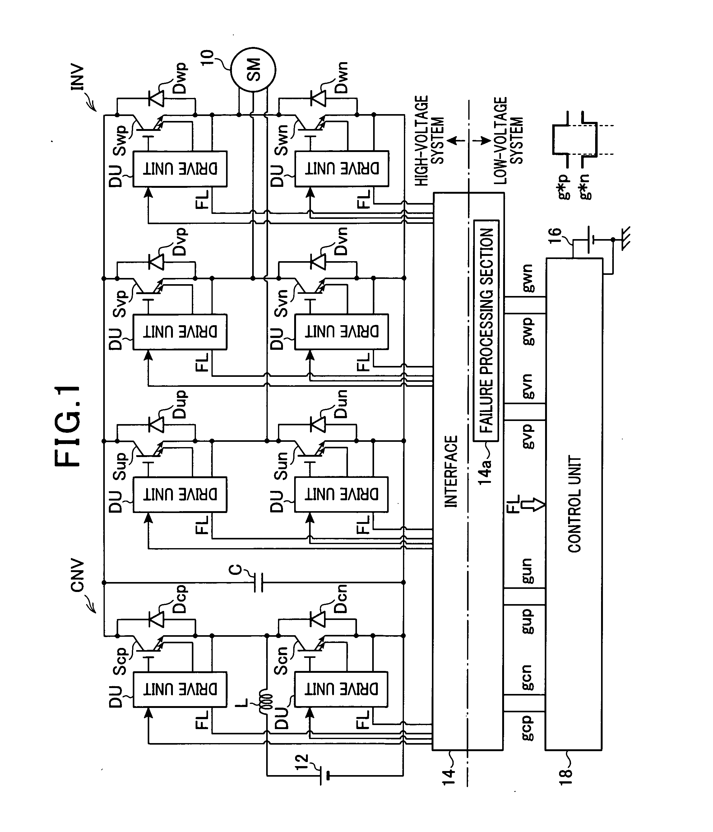 Drive circuit for switching element