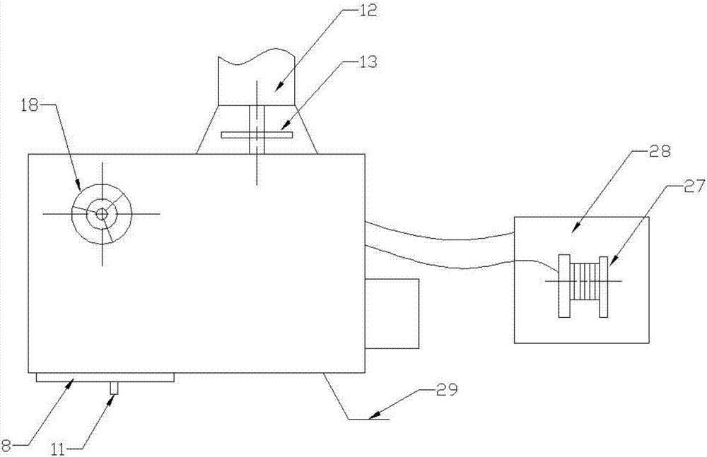 Automatic electric welding machine for closed type circular weld bead