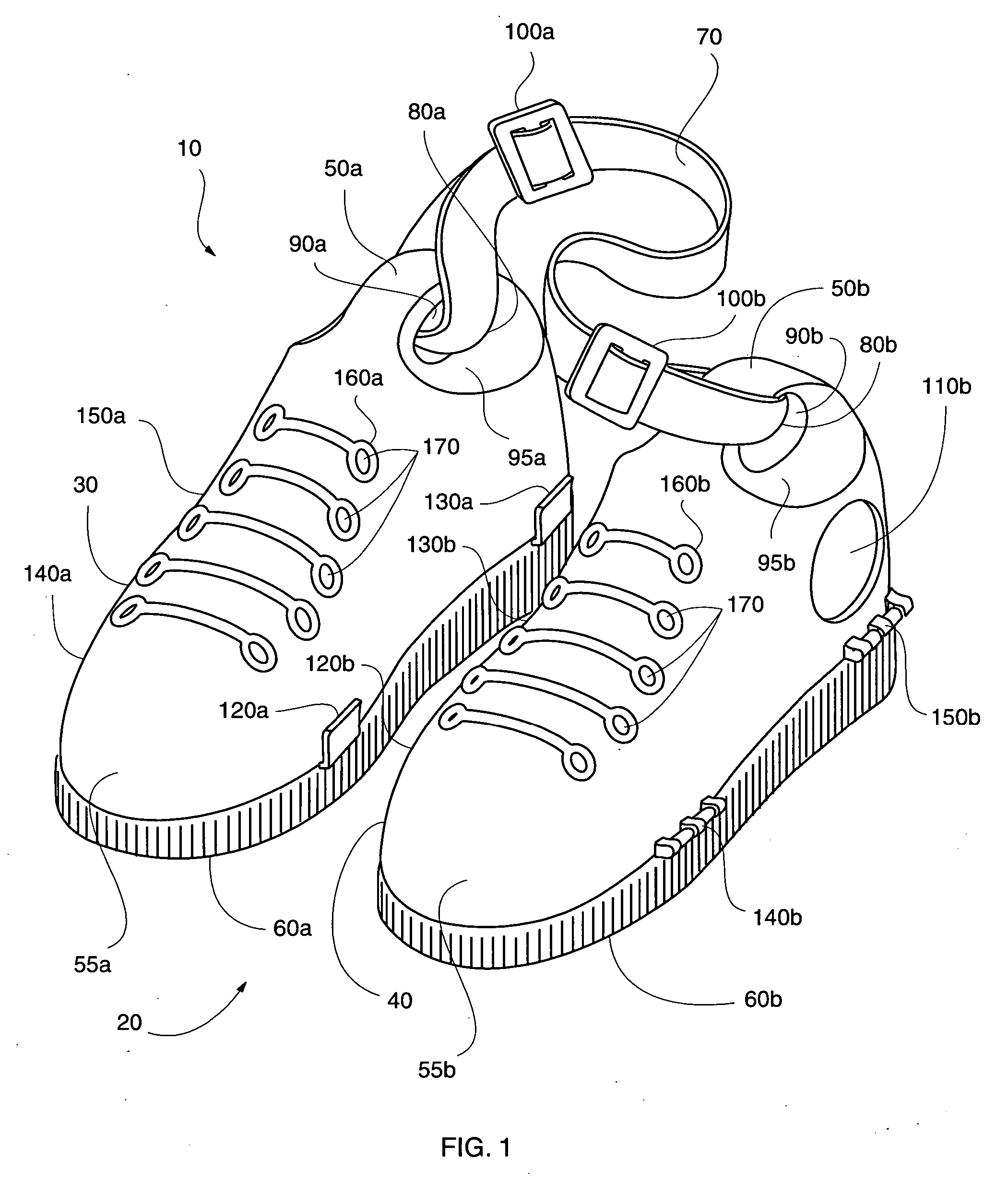 Article for transportation and/or storage of shoes