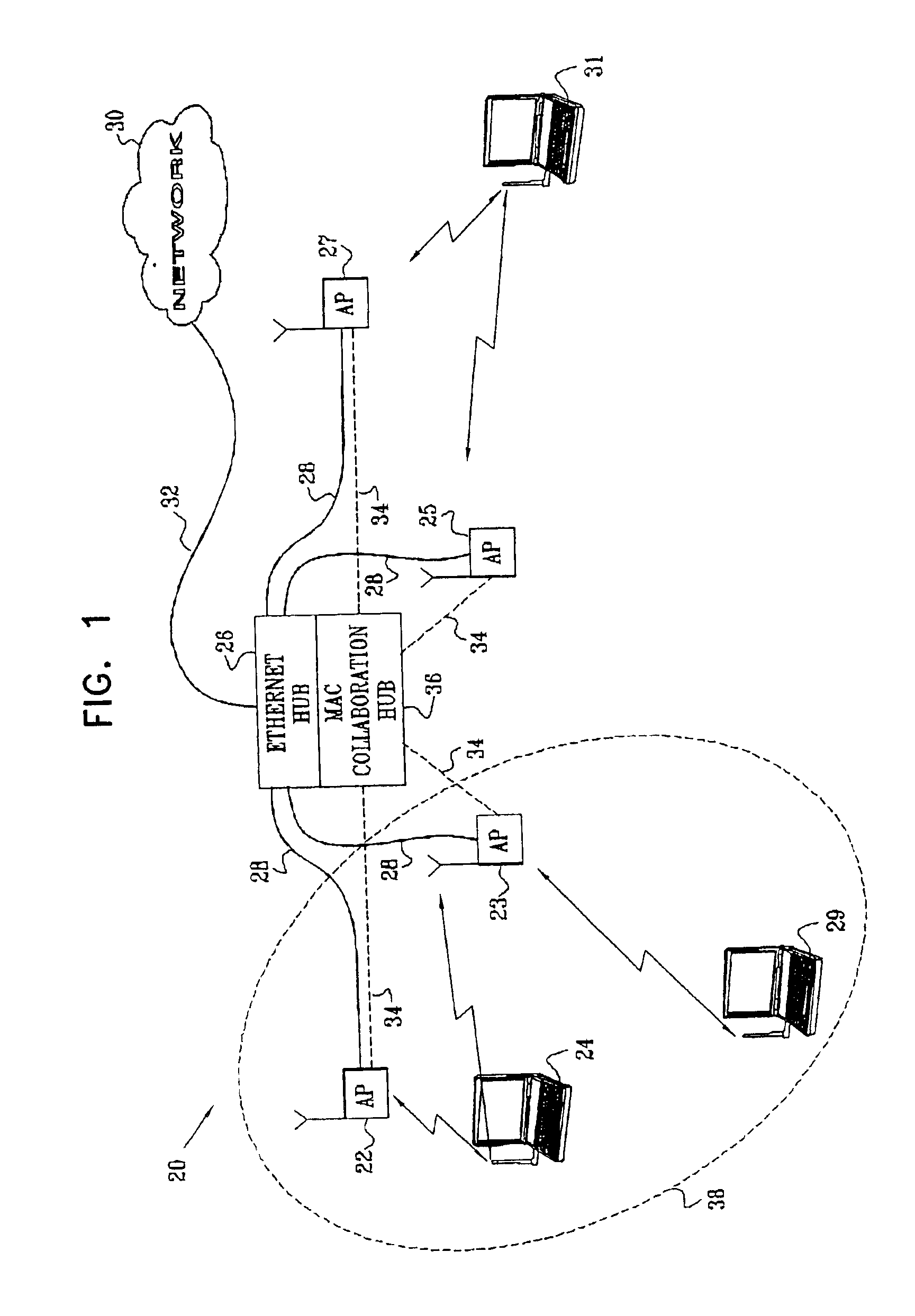 Enhancing wireless LAN capacity using transmission power control