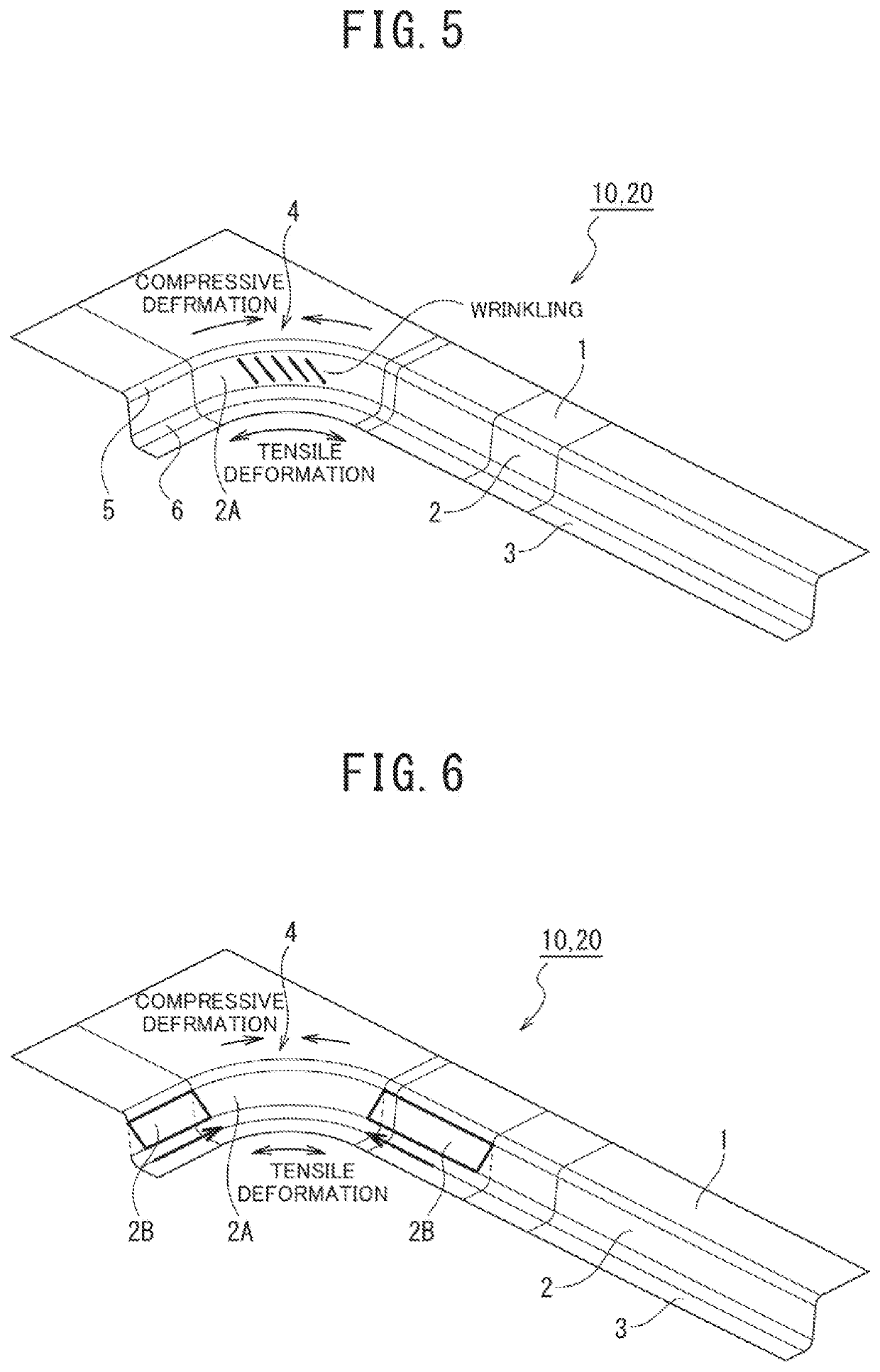 Press formed component and method for manufacturing same